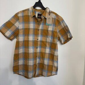 MENS NEW WITH TAGS PRANA BENTON SHIRT SIZE LARGE